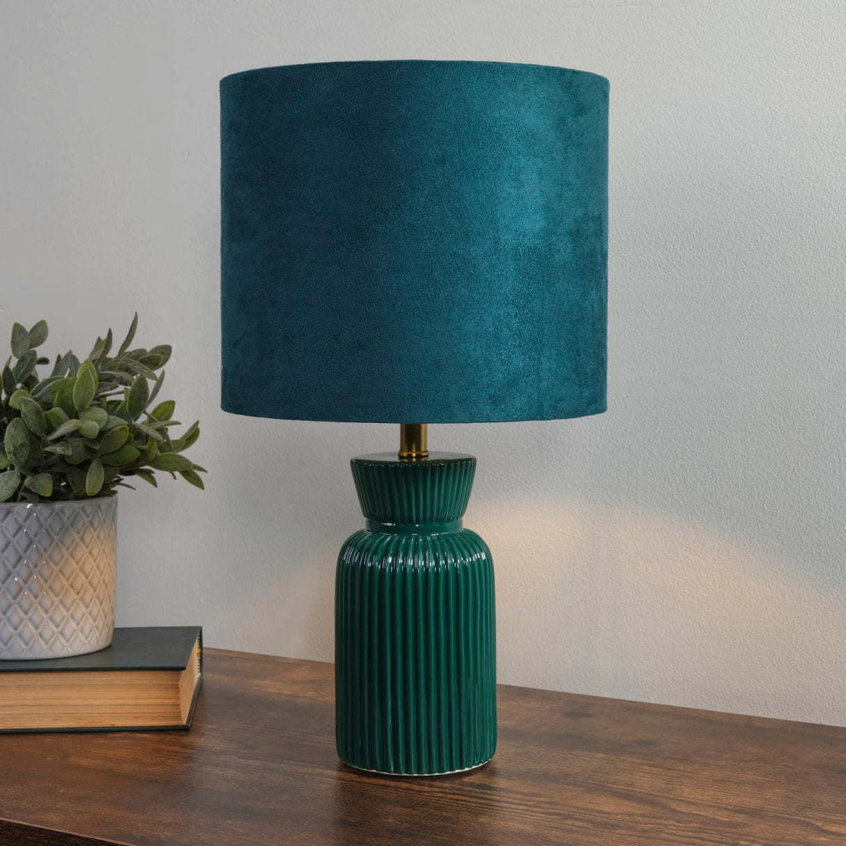 Searchlight Electric Tia Table Lamp Emerald 66033EM