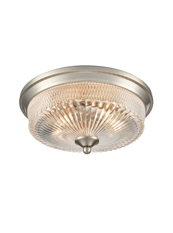 Franklite Emerson Satin Nickel Flush Ceiling Fitting Emerson part no - CF5821