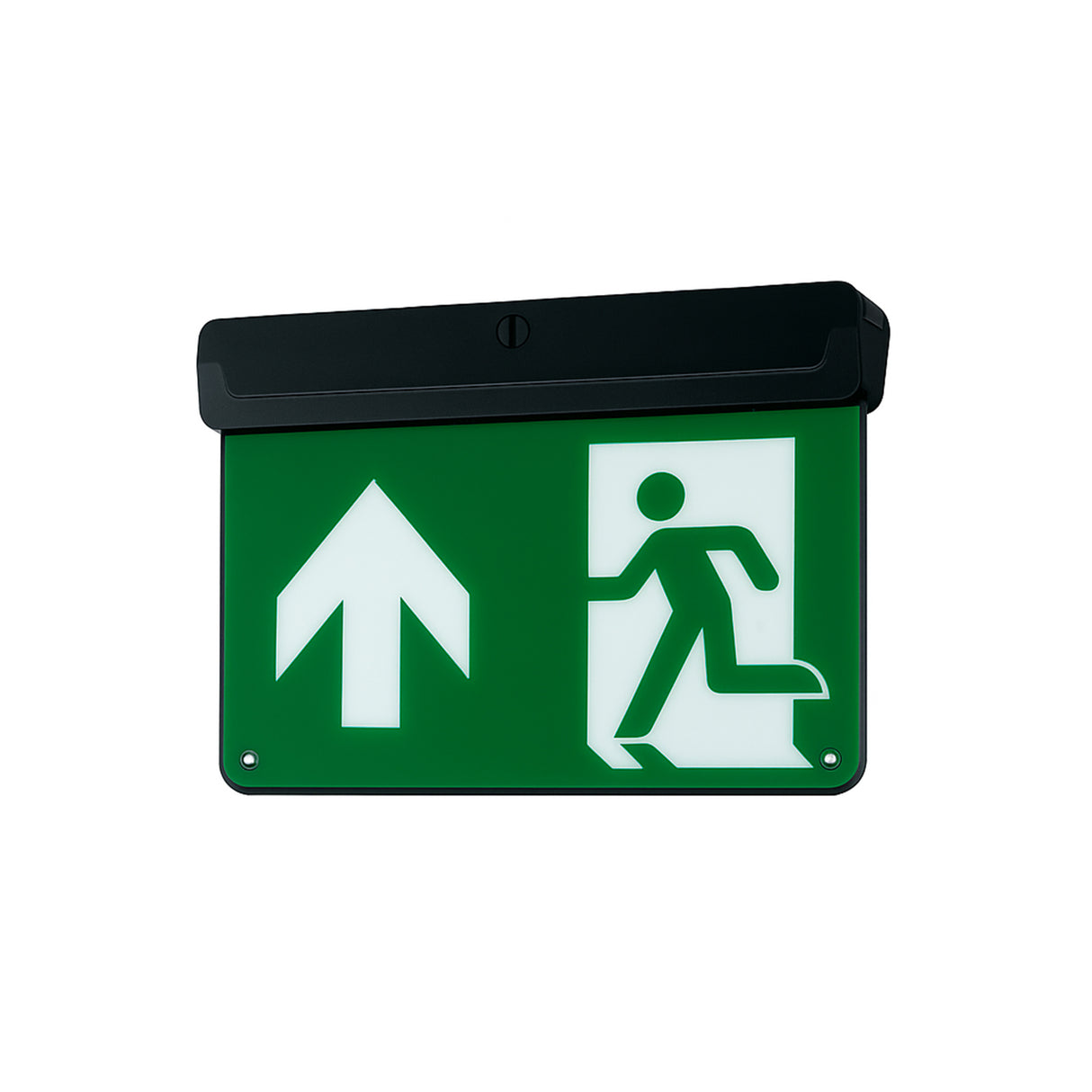 JCC JCEM110021BLK EscapeLUX™ Emergency Exit blade 5 in 1 0.7W 6000k IP20 Black Self Test with legends