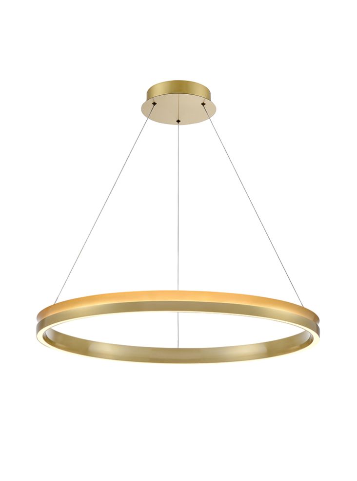 Franklite Eternity 800mm Satin Brass LED Pendant Eternity part no - PCH479