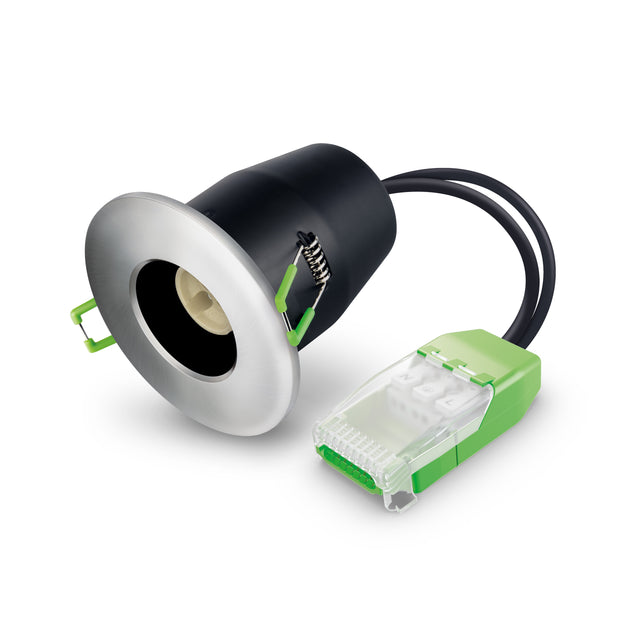 JCC Lighting JC010010/BN Fireguard Next Generation Unlamped Downlight IP20 Brushed Nickel