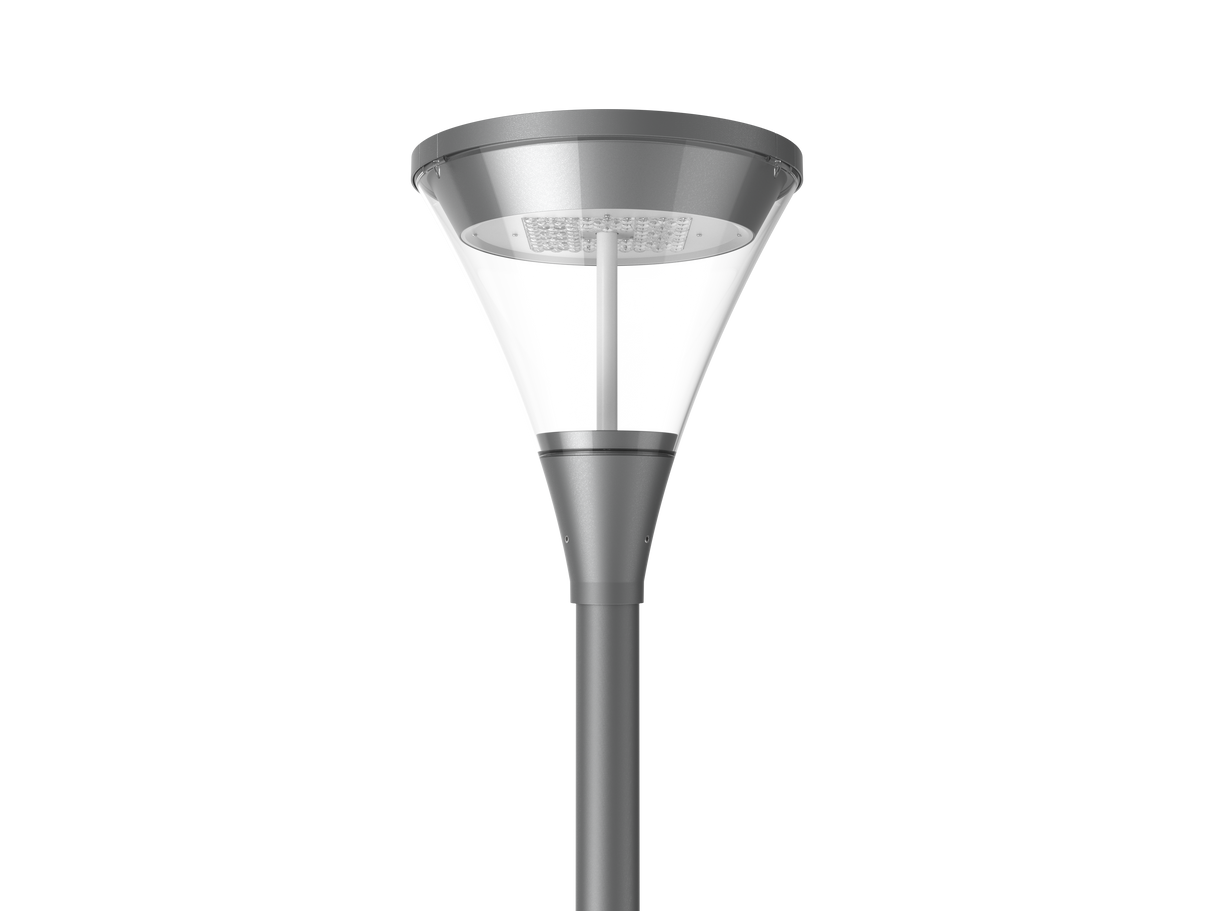 JCC JC060102 LED Post-top Light 20/40/60W 3K/4K/57K IP66 Grey Prismatic