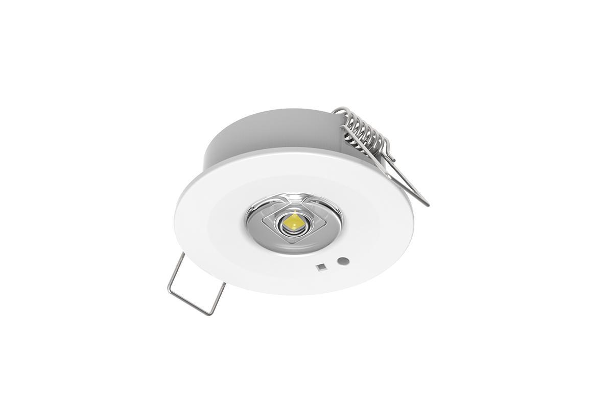 JCC JC110008 Emergency downlight 1W Non-maintained Self-test IP20 6500K