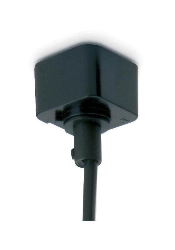 JCC Lighting JC14012BLK Mainline Mains IP20 Pre-Wired Power Adaptor Black