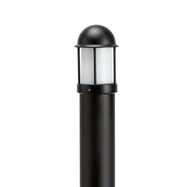 JCC Lighting JC39213BLK NiteLED™ Mains IP44 Tall Plain Bollard Unlamped E27 Black