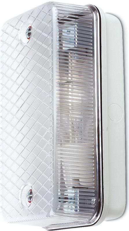 JCC Lighting JC40007CL Astra Mains IP65 Bulkhead Halogen ES 70W E27 Grey/Clear