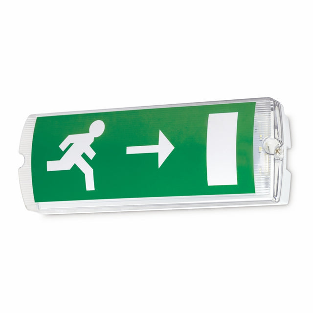 JCC Lighting JC50314 Aluminium Exit box bulkhead Up Legend for JC50303