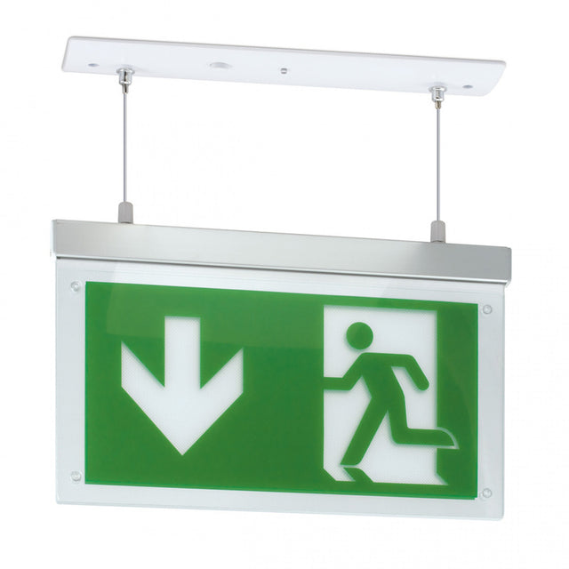 JCC Lighting JC50324 Recessed suspended Exit Blade Maintained 3M IP20 without legend