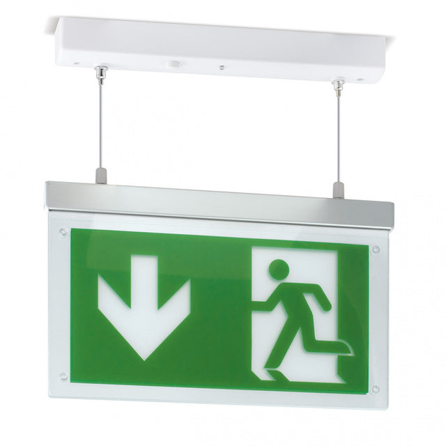 JCC Lighting JC50325 Surface mount suspended Exit Blade Maintained 3M IP20 without legend