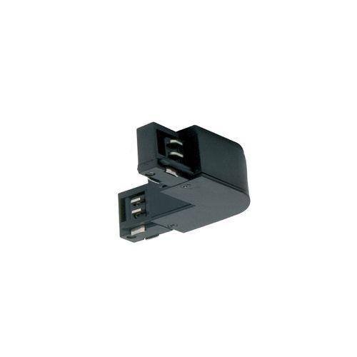 JCC Lighting JC88107BLK Mainline 3 Circuit Track 'L' Connector Right Side Earth Black