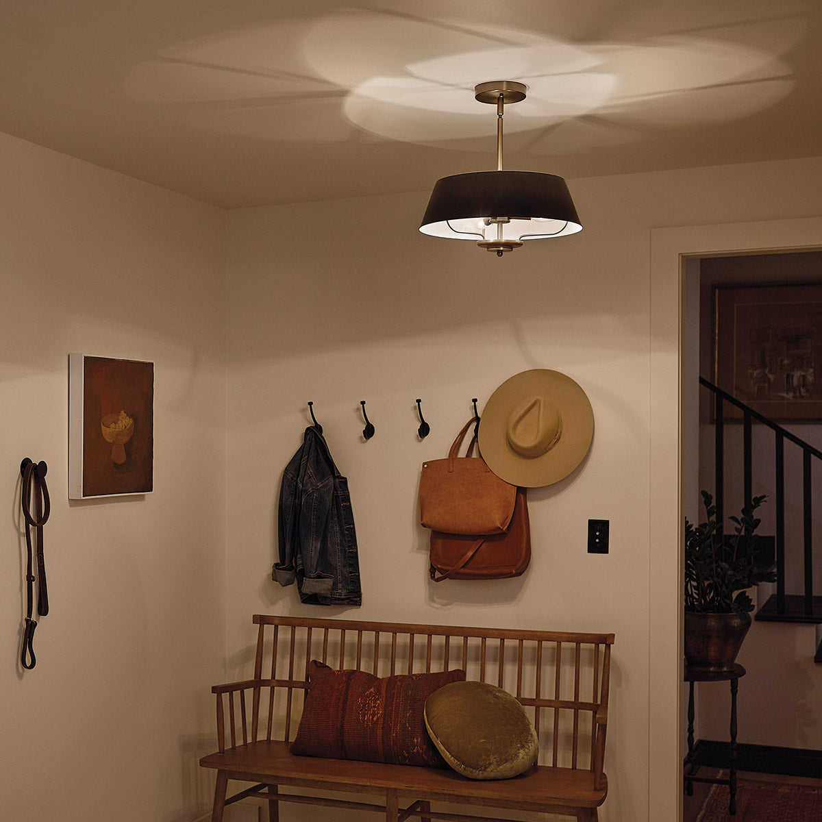 Kichler Luella 3lt Duo-Mount Pendant KL-LUELLA-3P-BKB