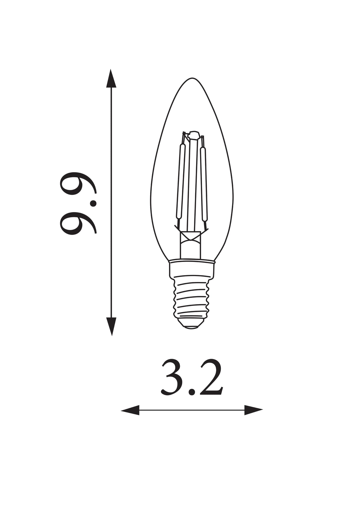Searchlight Electric Spare Bulb for Utah L44761-1.5W