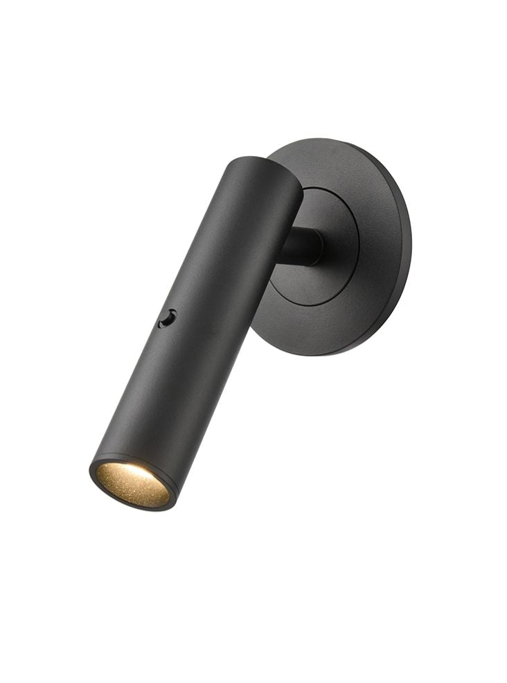 Franklite Mantel Matt Black LED Reading Light Mantel part no - WB604