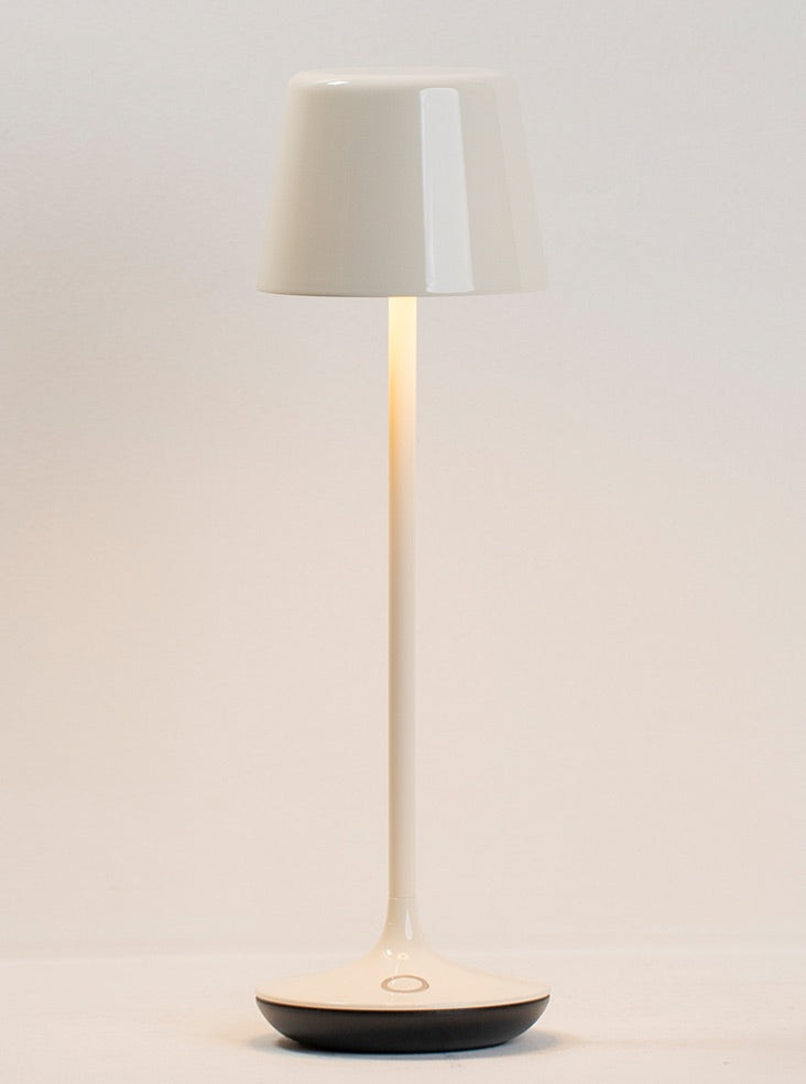 Franklite Nomad Portable Table Lamp in Cream Ceramic H250mm Nomad part no - TL225