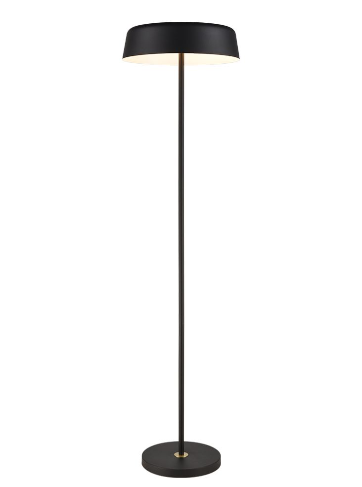 Franklite Otto Matt Black Floor Lamp Otto part no - SL269