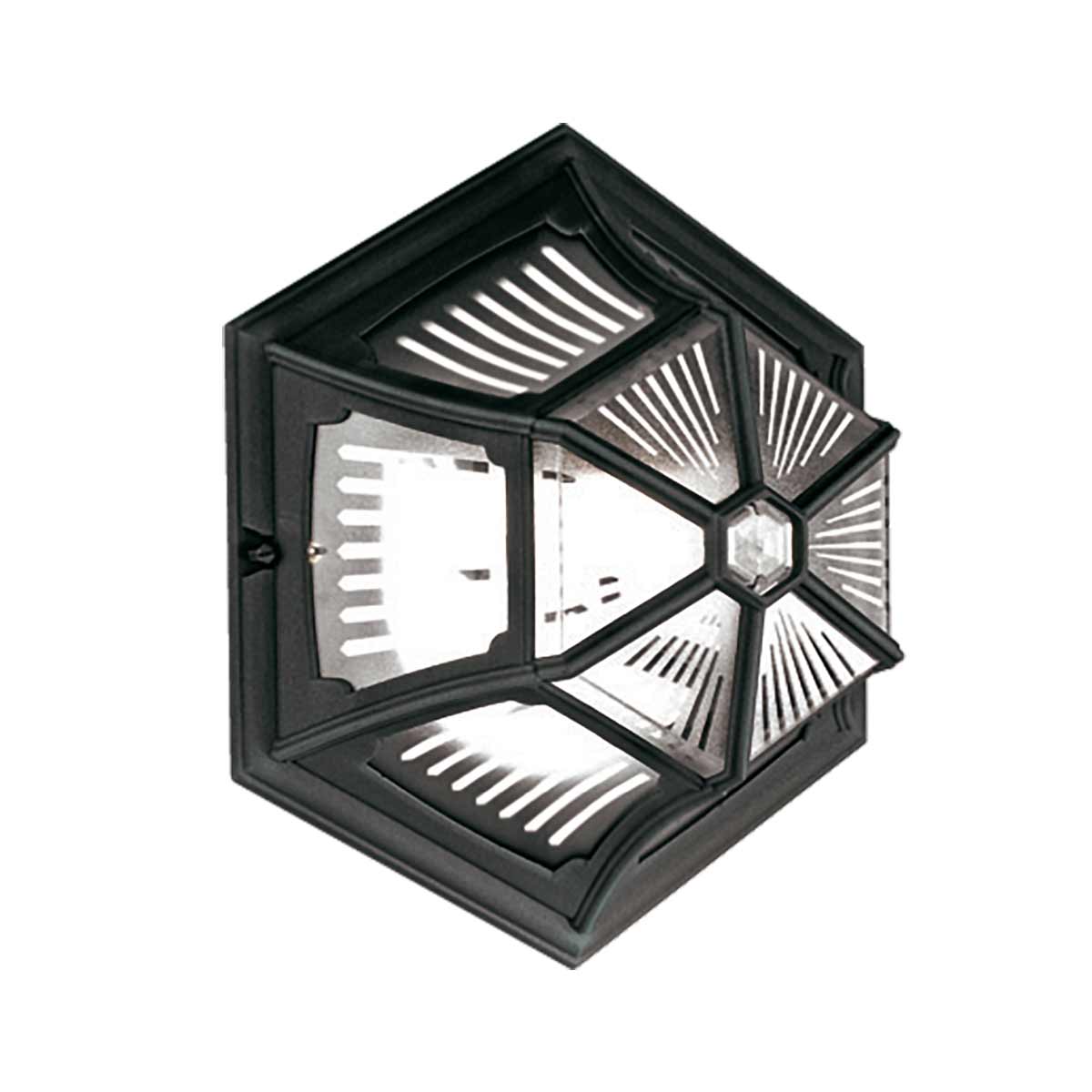 Elstead Lighting Parish 1 Light Ceiling Flush PR12-BLACK