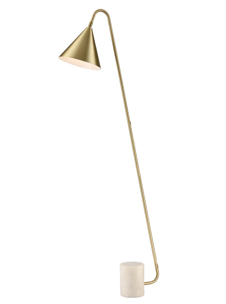 Franklite Paisley Satin Brass Floor Lamp Paisley part no - SL268