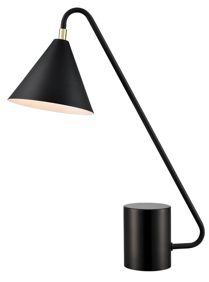 Franklite Paisley Matt Black Table Lamp Paisley part no - TL216