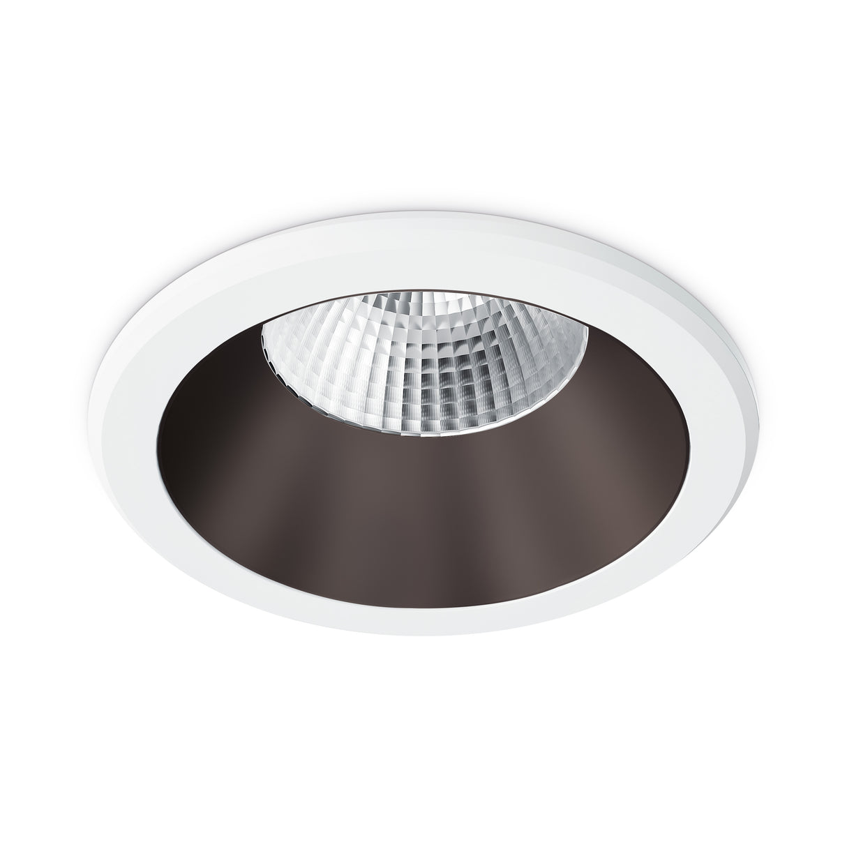 JCC JC73035 Parluma downlight 106mm 6W/9W 3K/4K/57K IP65 White bezel Black nickel ref Triac