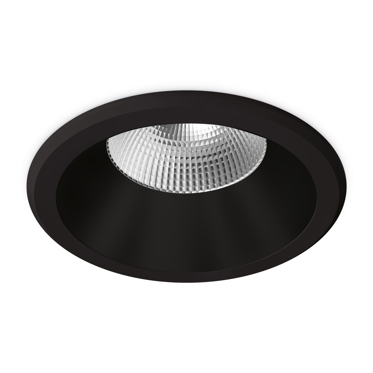 JCC JC73053 Parluma downlight 140mm 9W/12W 3K/4K/57K IP65 Black bezel Black ref Non-dim