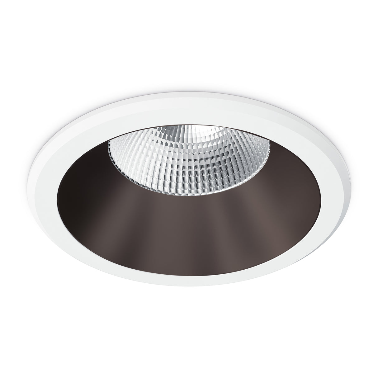 JCC JC73067 Parluma downlight 140mm 9W/12W 3K/4K/57K IP65 White bezel Black nickel ref DALI/1-10V