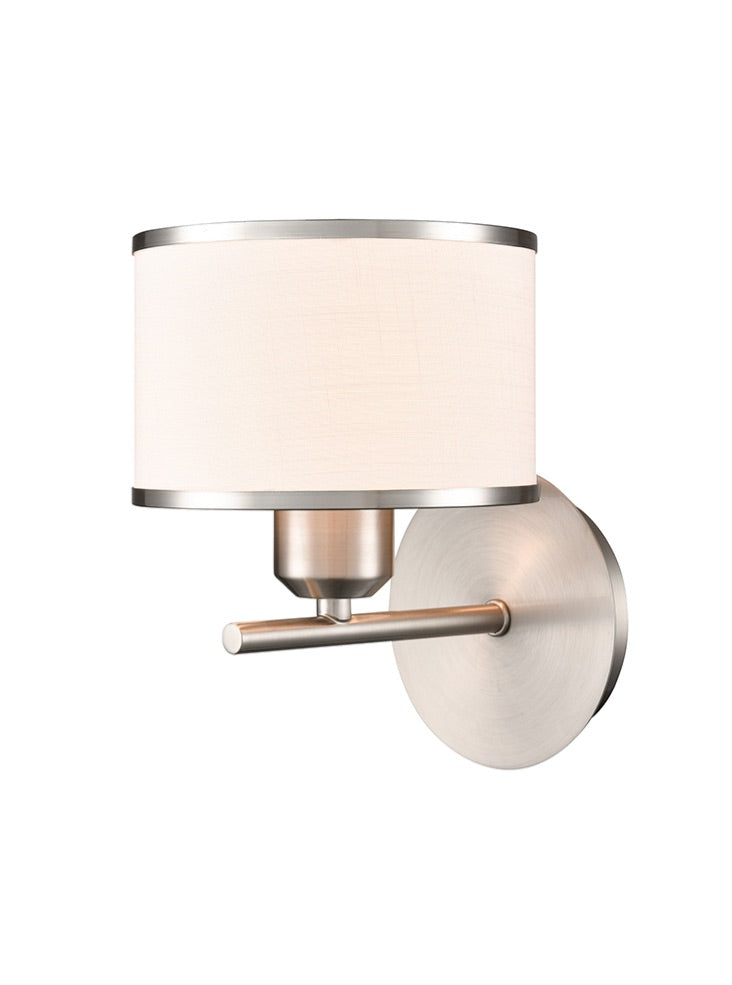 Franklite Polaris 1lt Wall Bracket in Satin Nickel Polaris part no - FL2497-1