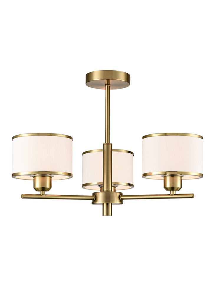 Franklite Polaris 3lt Fitting in Aged Brass Polaris part no - FL2498-3