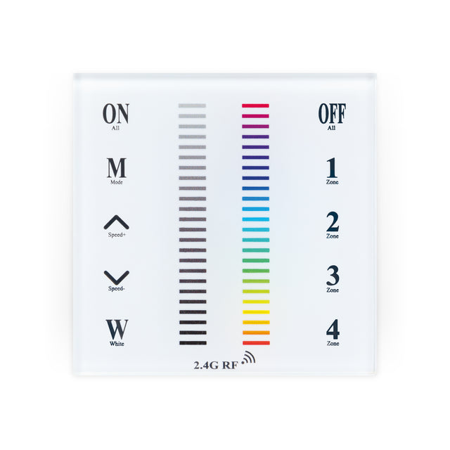 JCC Lighting JC121451 RGBW 2.4G RF Wall Mounted Remote Control