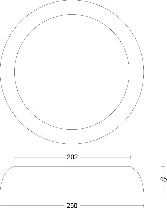 JCC Lighting JC070283 RadiaLED Rapid Pro Slim Rim Attachment 8/12W Black
