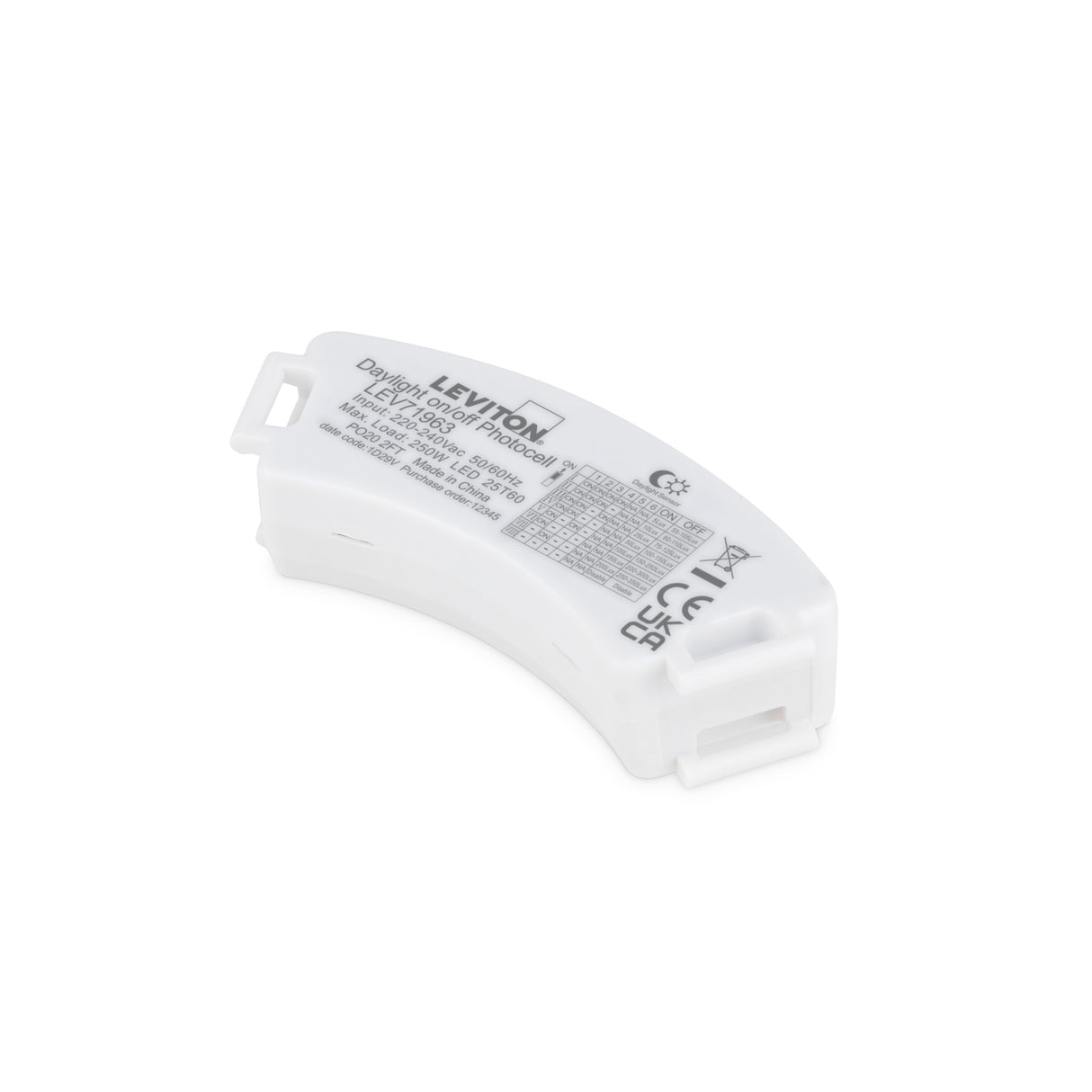 JCC Lighting JC070343 RadiaLED Rapid Pro Square 12/16/20W IP65 3000/4000/5700K Ph/cell EM WH
