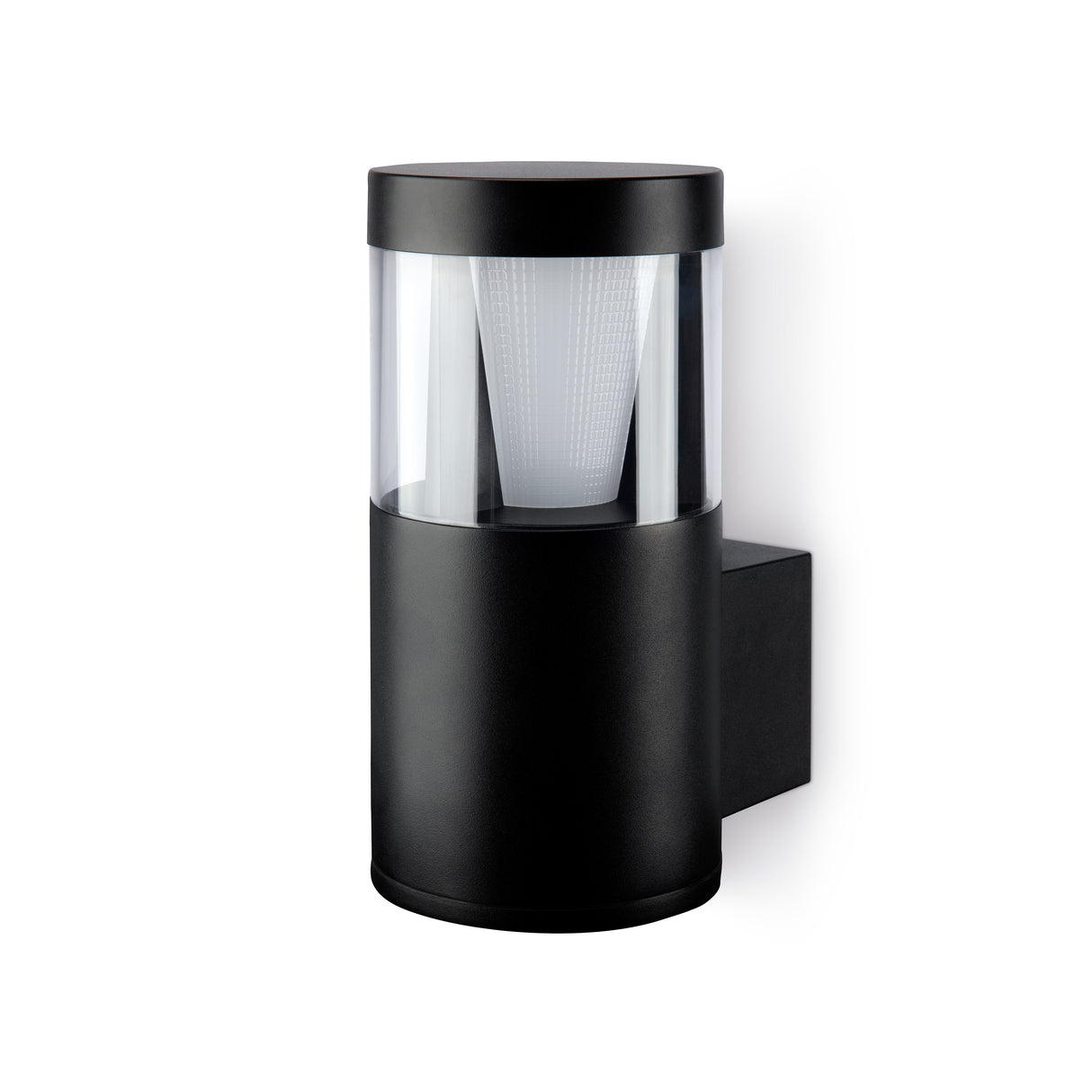 JCC JC039033 Exterior Wall Light Up Light 10W 27K/3K/4K/57K IP65 Black Radial EM