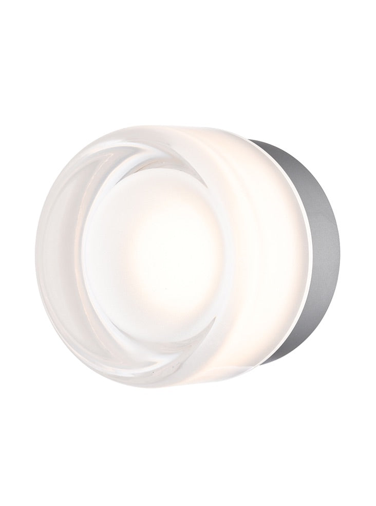 Franklite Roue Painted Grey LED Ceiling Light Roue part no - CF5843