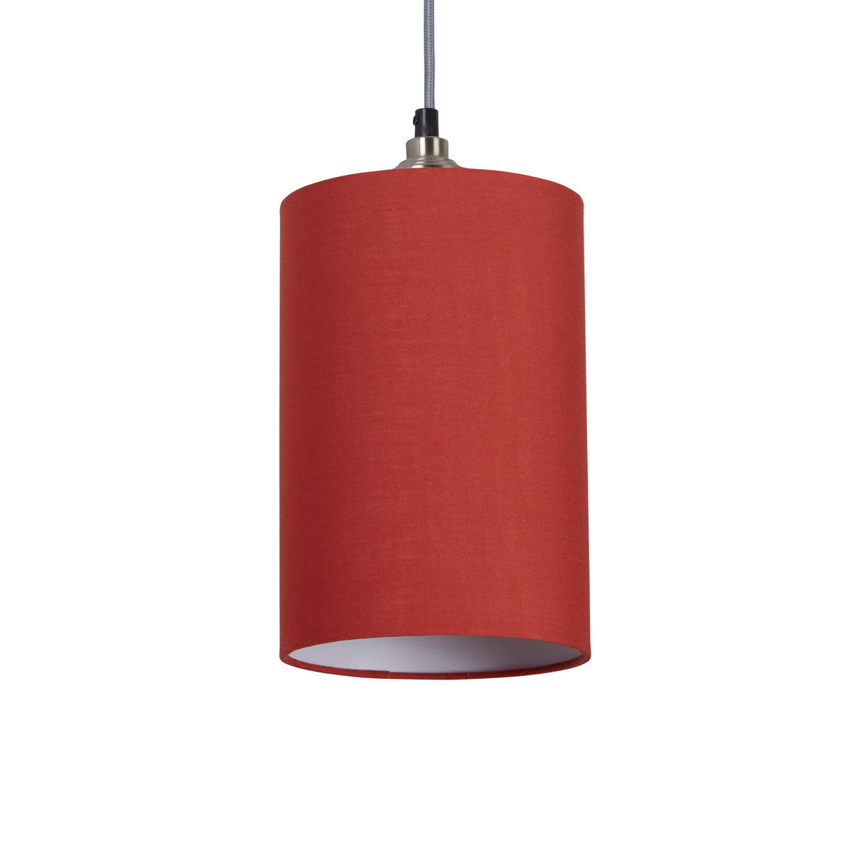 Searchlight Electric Clyde Cylinder Shade 16cm - Terracotta SO701900
