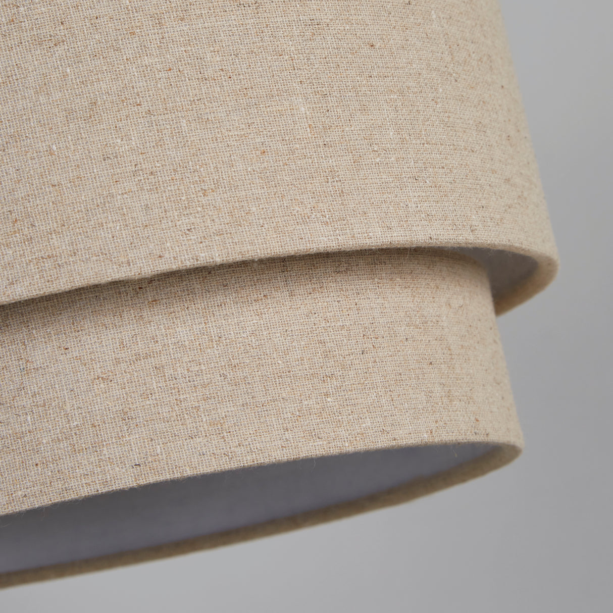 Searchlight Electric Finn Tiered Shade 25Cm Natural SO701926