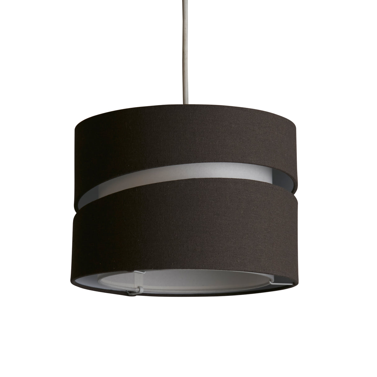 Searchlight Electric Finn Two Tier Shade 28Cm Grey SO701979