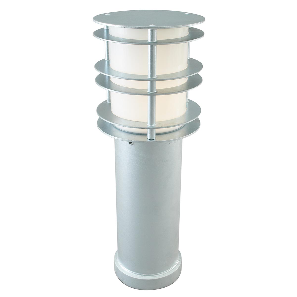 Norlys Stockholm Medium Bollard Galvanised ST-BOL-M-E27-GAL