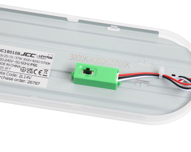 JCC JC180114/DALI ToughLED™ Pro 4ft 19/25/31/37W 3000K/4000K/5700K IP66 WOP DALI