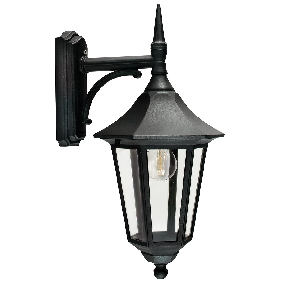 Norlys Valencia 1 Light Down Lantern V2-BLACK