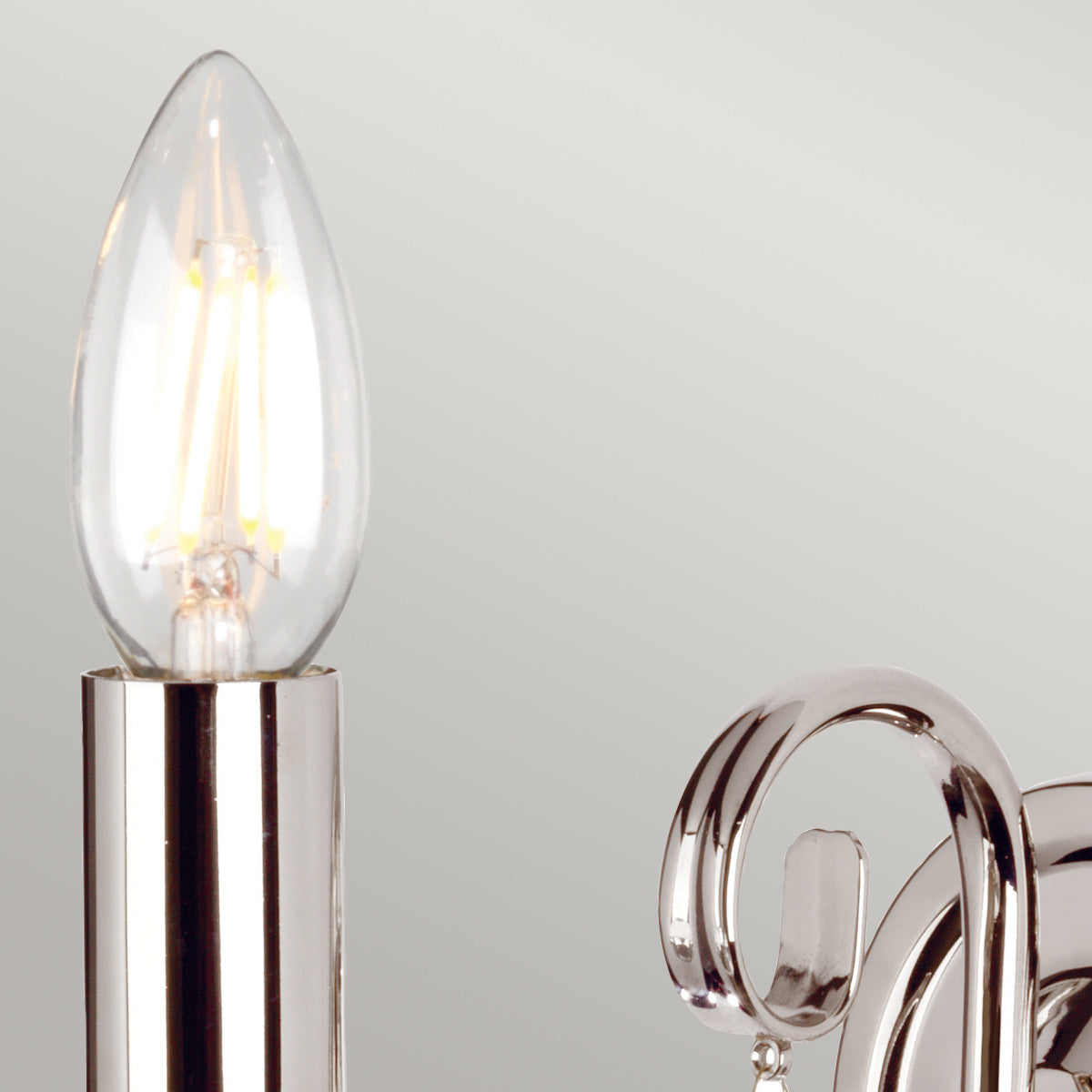 Elstead Lighting Wall Light from the Aegean range. Aegean 1 Light Wall Light Product Code = AG1-POL-NICKEL