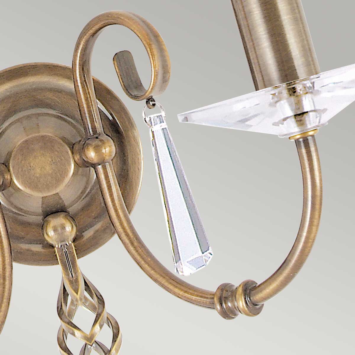 Elstead Lighting Wall Light from the Aegean range. Aegean 2 Light Wall Light Product Code = AG2-AGED-BRASS