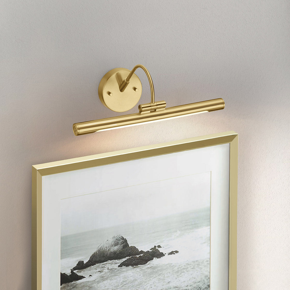 Elstead Lighting Picture Light from the Alton range. Alton 1 Light Small LED Picture Light Product Code = ALTON-PL-S-BB
