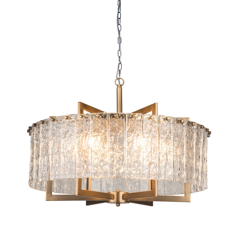 Magnalux Ariana 6 Light Brushed Bronze Pendant Part Number - ARI06BB