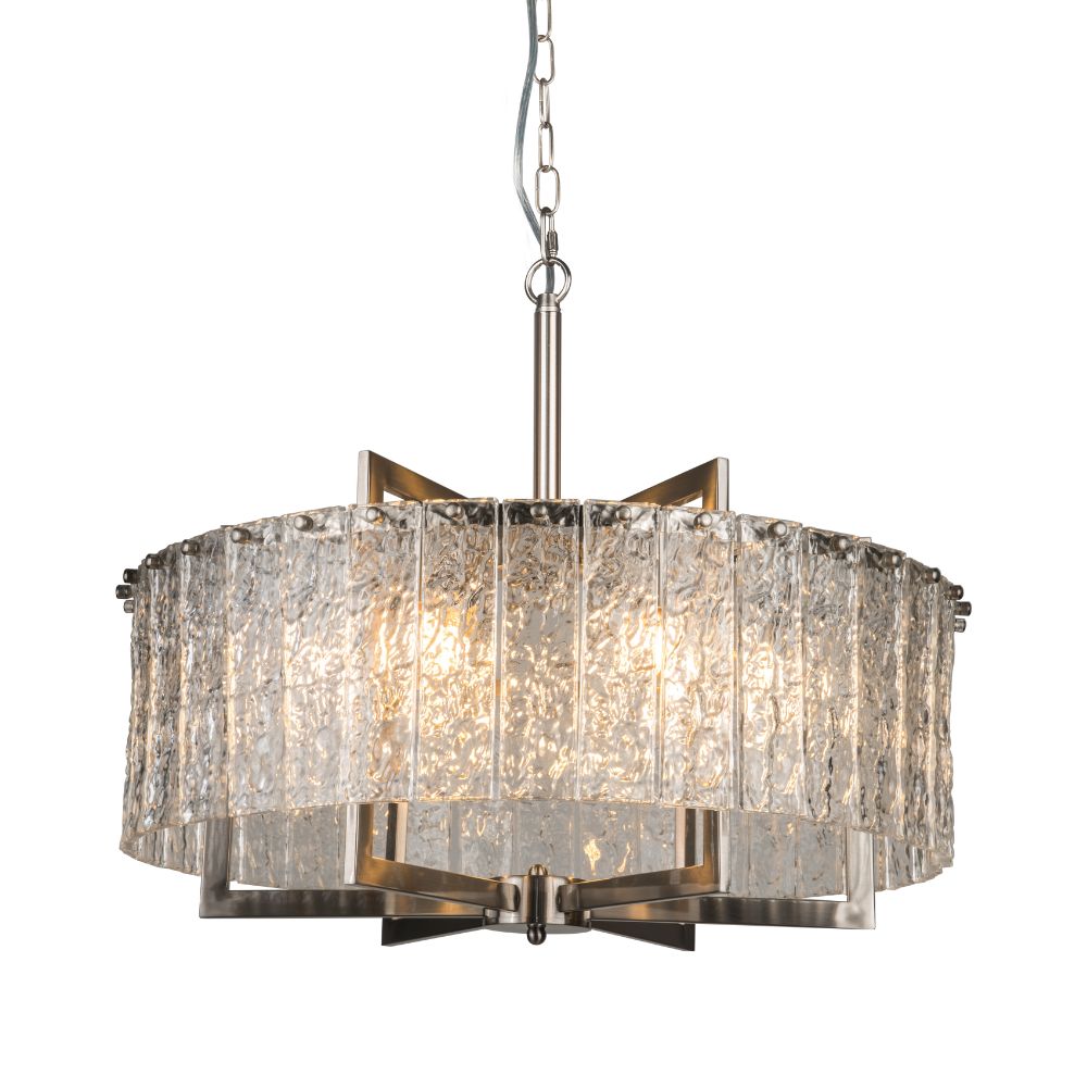 Magnalux Ariana 6 Light Satin Chrome Pendant Part Number - ARI06SC