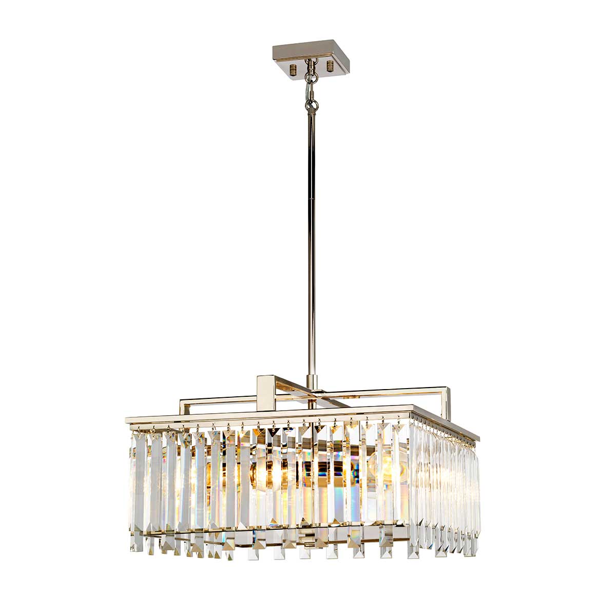 Elstead Lighting Chandelier from the Aries range. Aries 4 Light Large Chandelier Product Code = ARIES-4P-L