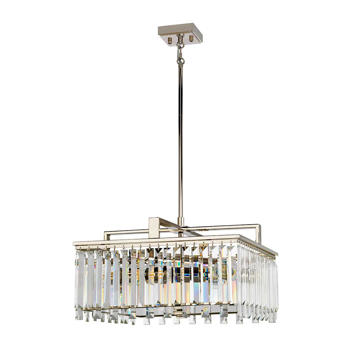Elstead Lighting Chandelier from the Aries range. Aries 4 Light Large Chandelier Product Code = ARIES-4P-L