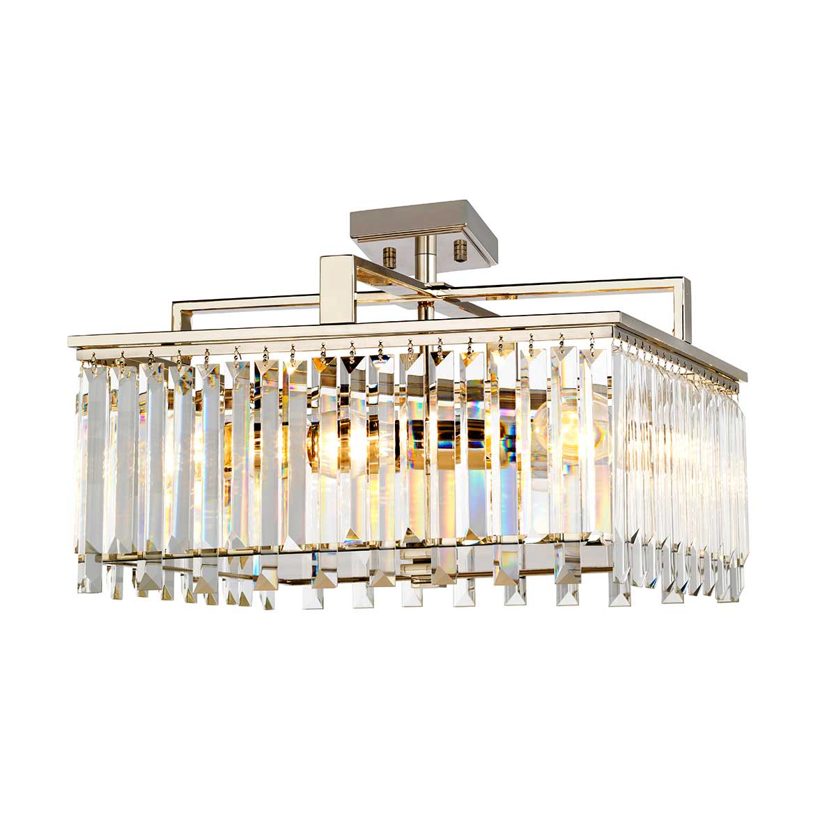 Elstead Lighting Chandelier from the Aries range. Aries 4 Light Large Chandelier Product Code = ARIES-4P-L