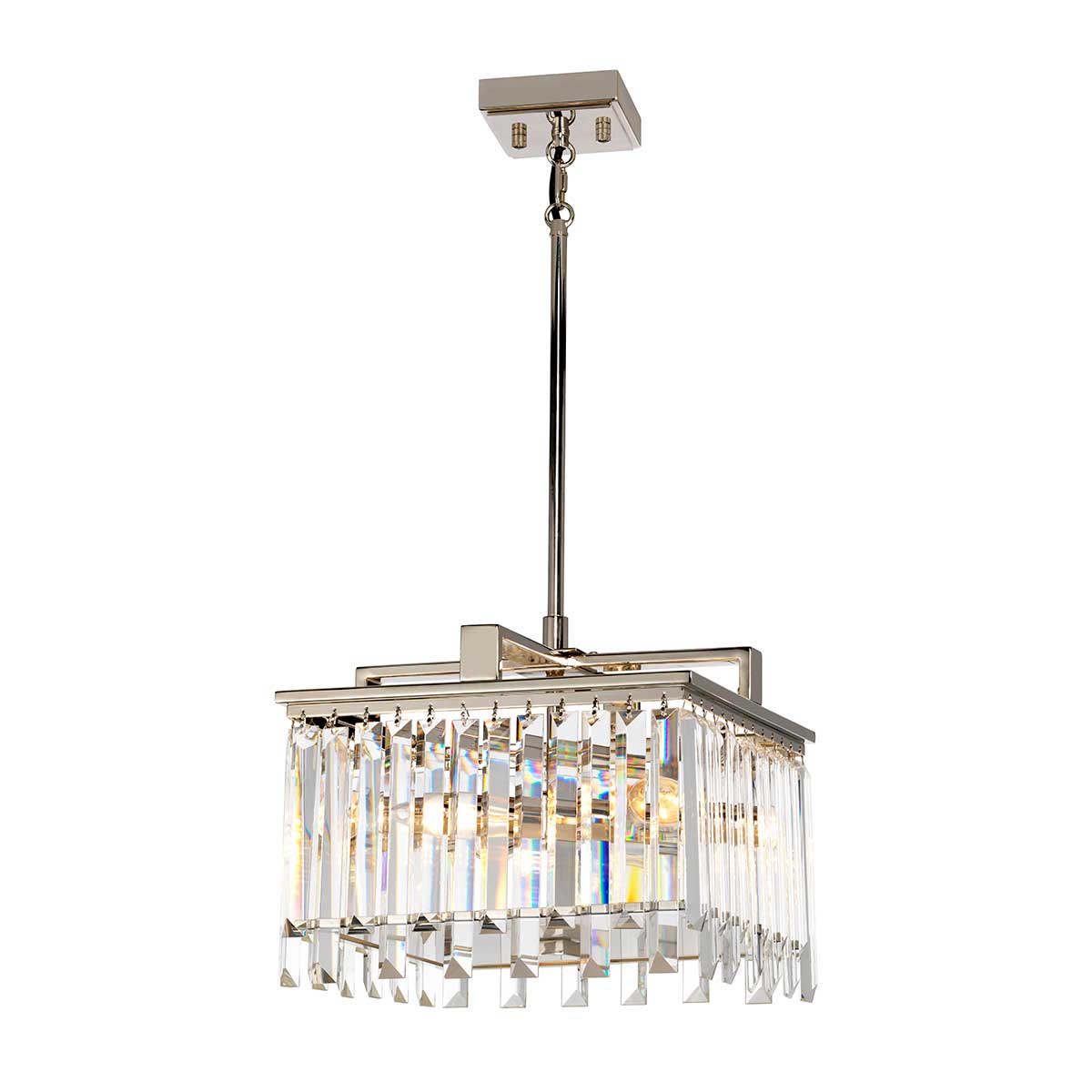 Elstead Lighting Chandelier from the Aries range. Aries 4 Light Small Chandelier Product Code = ARIES-4P-S