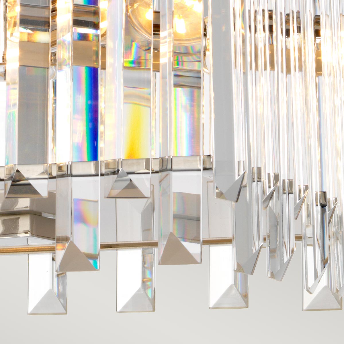 Elstead Lighting Chandelier from the Aries range. Aries 4 Light Small Chandelier Product Code = ARIES-4P-S