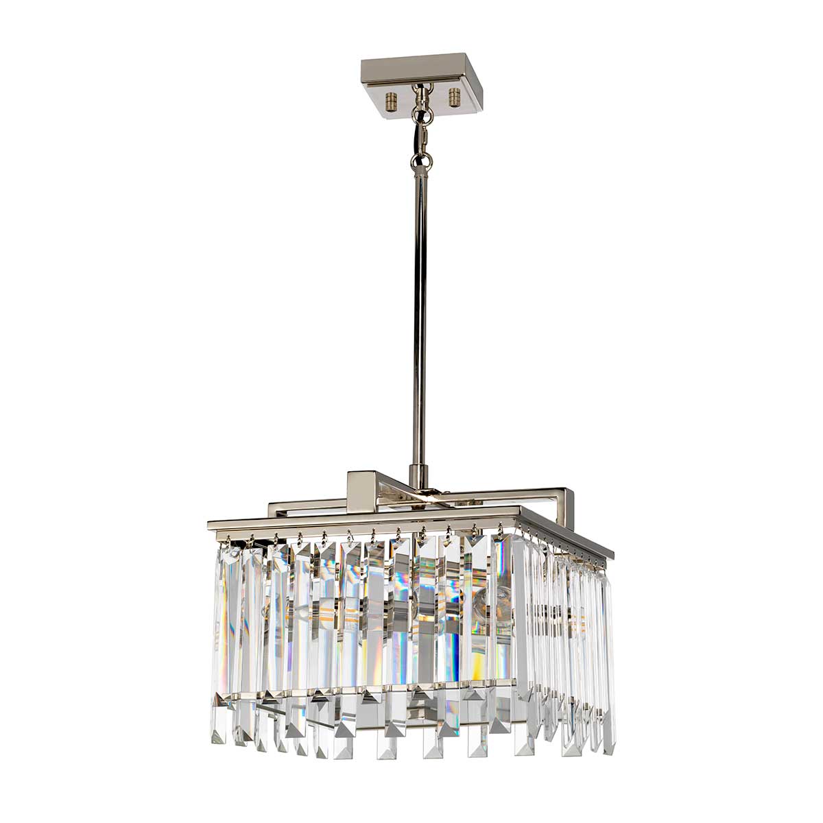 Elstead Lighting Chandelier from the Aries range. Aries 4 Light Small Chandelier Product Code = ARIES-4P-S