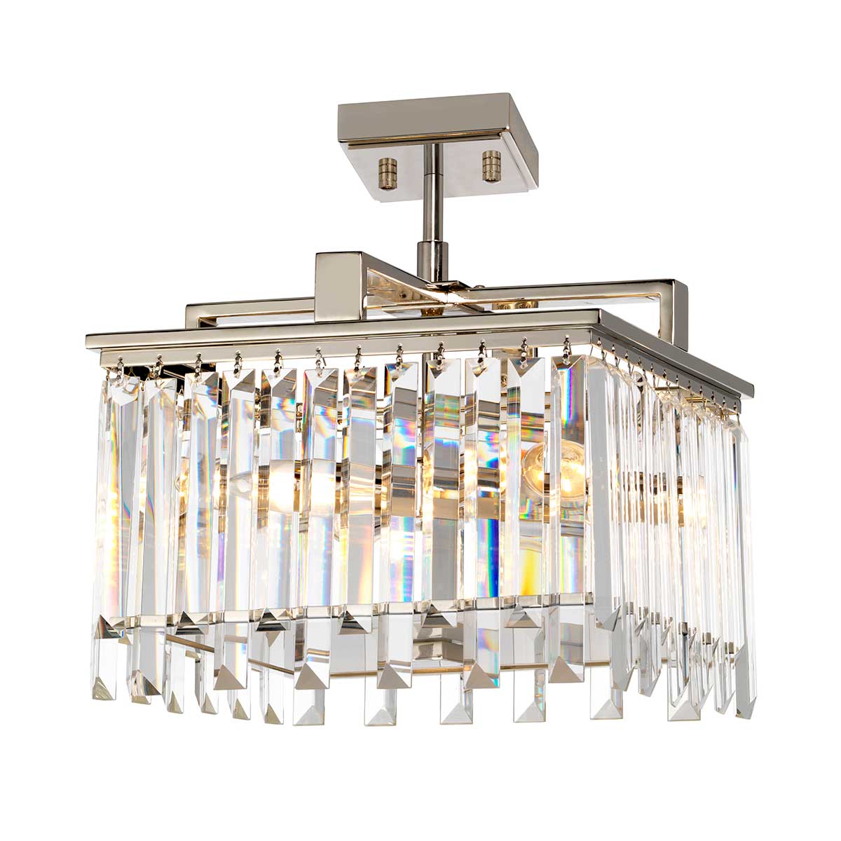 Elstead Lighting Chandelier from the Aries range. Aries 4 Light Small Chandelier Product Code = ARIES-4P-S